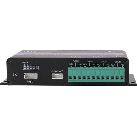 4g 4-kanal Gsm-fernbedienungsrelais-schalter App Web Sms Alarmsteuerung Für Temperatur, Luftfeuchtigkeit, Stromausfall, Eu-steckdose 100 Bis 240 V
