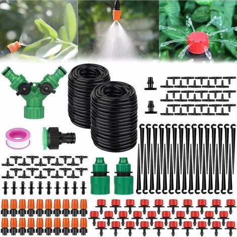 Automatisches Tropfbewässerungs-set – 149 Teile – Ideal Für Die Automatische Bewässerung Von Garten Und Pflanzen – Inklusive 30 M Tropfschlauch