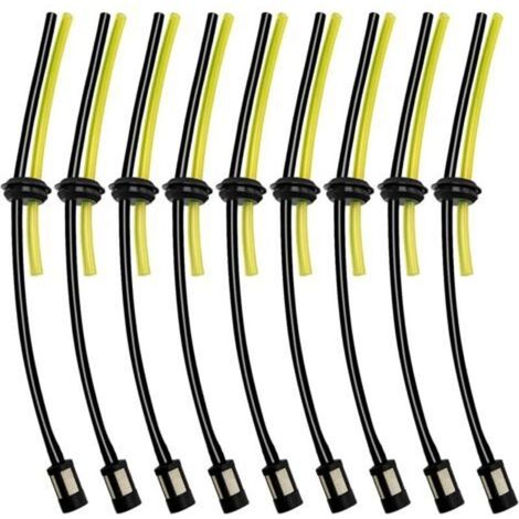 9-teiliges Universelles Kraftstofffilter-set, Universelle Kraftstoffschläuche, Gummikraftstoffschlauch Für Rasenmäher, Motorsense, Kettensäge Und Heckenschere