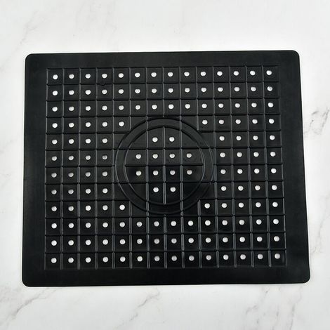 Noir 2er-set Rutschfeste, Langlebige Gummi-spülenschutzmatten Für Die Küche, Leicht Zu Reinigen Und Selbst Zuschneidbar.
