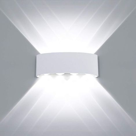 Wasserdichte Led-deckenleuchte 8w Aluminium Schwarz Ip65 Für Innen- Und Außenbereich Gleichmäßiges Licht Verdeckte Wandmontage