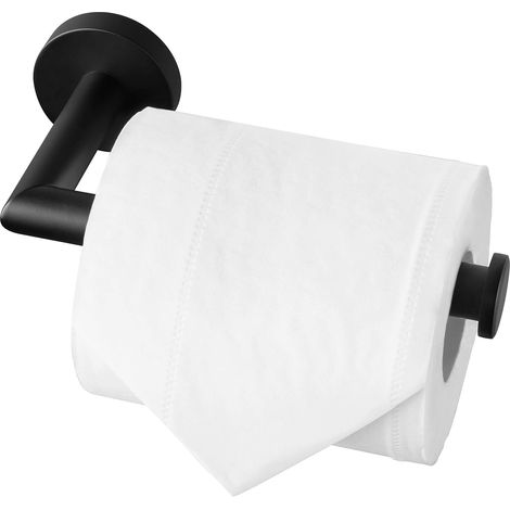 Schwarzer Toilettenpapierhalter, Wandmontierter Toilettenpapierhalter Für Badezimmer, Edelstahl Sus 304, Wc-papierrollenhalter (matt Schwarz)
