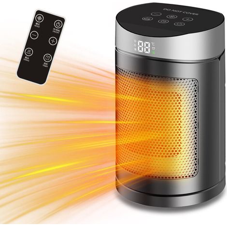 Tragbarer Infrarot-heizstrahler 1500 W Schnelle Erwärmung Bis Zu 18 M² 70° Oszillation Leiser Betrieb Kippschutz