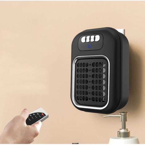Design-elektroheizung Wandmontiert Mit Led-bildschirm, Programmierbarem Timer Und Einstellbarem Thermostat, Sparsame Zusatzheizung Für Büro, Schlafzimmer Und Badezimmer