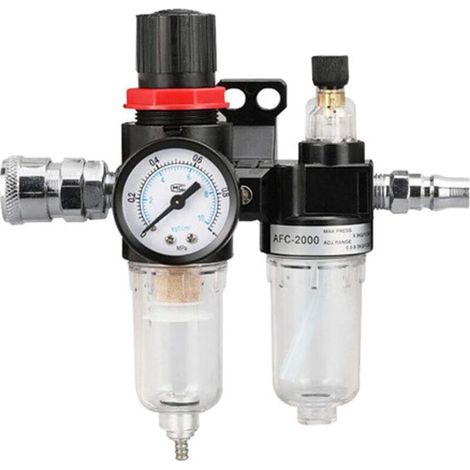 Druckluftfilter-regler 1/4" Entfernt Feuchtigkeit Und Partikel Druckbereich 0–1,0 Mpa Kompatibel Mit Druckluftwerkzeugen