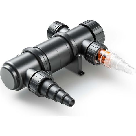 Cuv-111 Sterilisator Und Klärer Für Becken Oder Teiche - Max. Durchfluss 1700 L/h - Mit 11 W Uv-c-lampe - Für Fische Und Wasserpflanzen - Gerader Wasserlauf