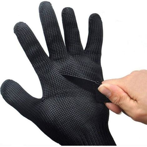 Schnittfeste Schutzhandschuhe, Hitzebeständige Arbeitshandschuhe, Kompatibel Mit Fleisch- Und Holzschnitzen, Küchenutensil Für Herren/damen, 1 Paar