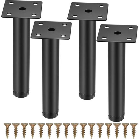 4er-set Möbelbeine Aus Metall, Befestigungsstützfüße Für Möbel/tische/stühle/sofas