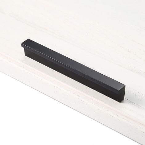 Noir - 2 X 90°l, 96 Mm, Küchentürgriffe, Zimmertürgriffe, Schranktürgriffe, Schubladengriffe, Innenschrankgriffe, Möbelzüge, Aluminium