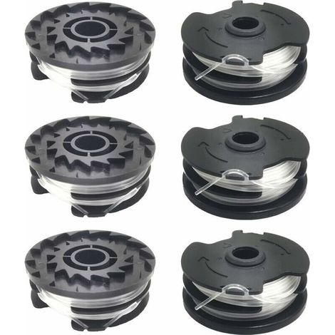 6er-pack Nylonfaden-spulen 1,6 Mm Für Lidl Parkside Rasentrimmer – Spiraldesign Für Effizientes Schneiden – Kompatibel Mit Prta 20-li, Prt 300, Prt 550