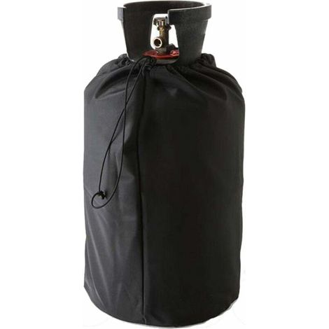 Propanbehälterabdeckung, Schutzbezug Für Gasflasche Aus 210d Mit Verstellbaren Kordeln, Uv-beständige, Wasserdichte Und Winddichte Oxford-gasbehälterabdeckung Für Den Außenbereich Im Garten