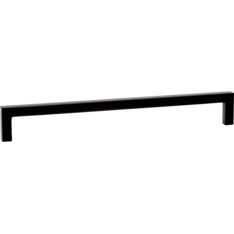 1 X Schwarzer Mattierter Möbelgriff - Lochabstand: 160 Mm - Länge: 169 Mm