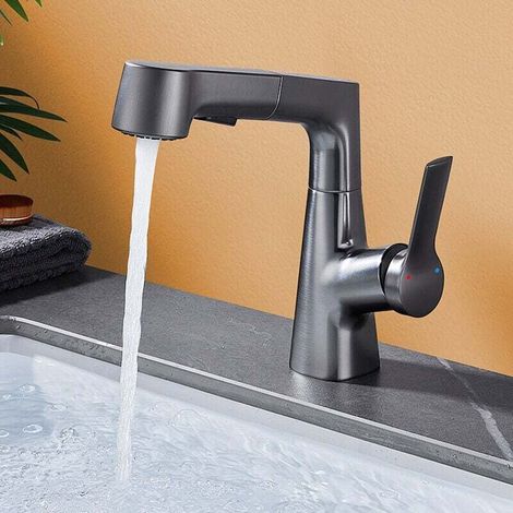 Ausziehbare Küchenarmatur, 360° Drehbar, Mit Strahl- Und Sprühmodus, Kalt-/warmwassersteuerung, Reichweite Bis Zu 60 Cm – Vielseitig Und Praktisch