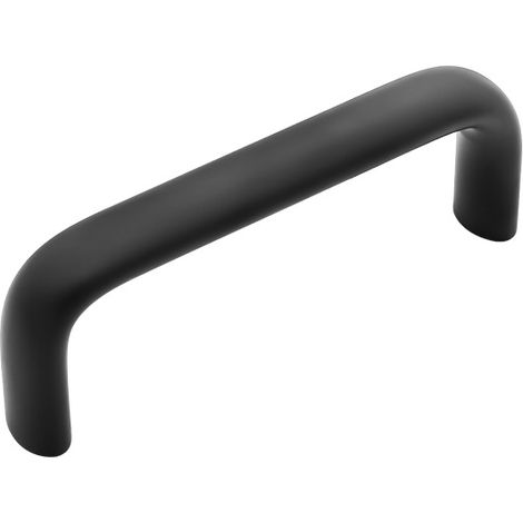 Design-möbelgriff, Lochabstand 128 Mm, Für Küche, Badezimmer, Regal, Aluminiumlegierung, Schwarz, 2 Stück