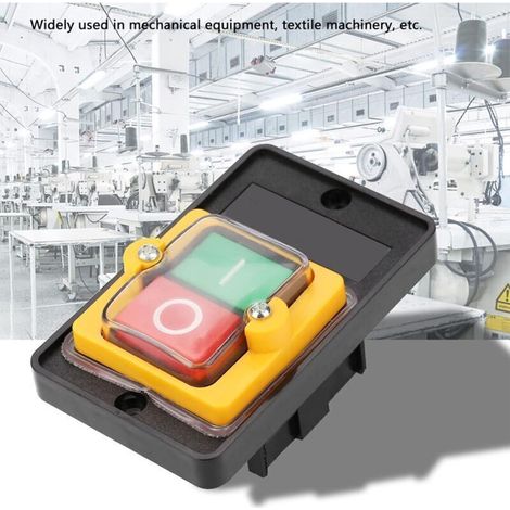 Drucktastenschalter Für Betonmischer, Wasserdichter Maschinenschalter, Ac220v/380v 10a Wasserdichter Umschalter (ohne Untergehäuse)