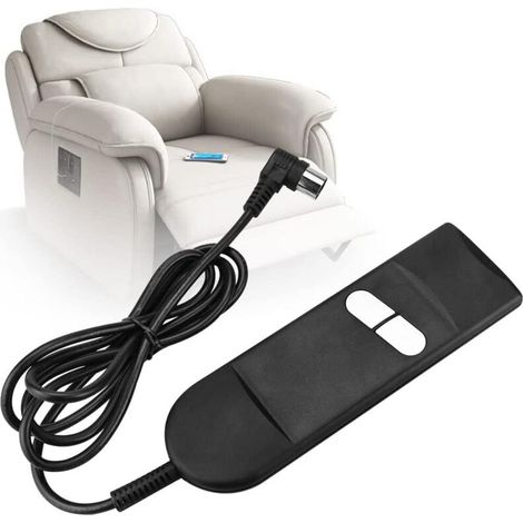 Manueller Kippstuhl-controller – 2-tasten-fernbedienung – Kompatibel Mit Elektrischen Stühlen Und Massagetischen – Ergonomisches Design