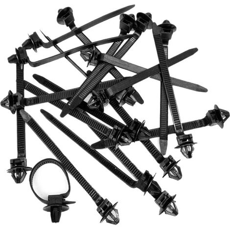 50er-pack Nylon-kabelbinder – Flexibel Und Robust – Zur Befestigung Im Auto – Länge 80 Mm, Breite 5 Mm – 50 Stück