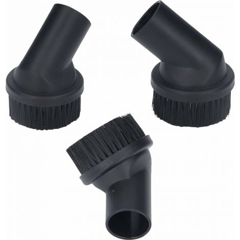3-teiliges Set Staubsauger-rundbürste, 35 Mm/1,38 Zoll Innendurchmesser Rundstaubbürste Zubehör Für Staubsauger Zur Reinigung Von Sofaritzen