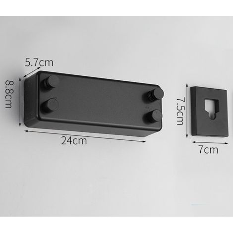 Einziehbare Wäscheleine Aus Unsichtbarem Stahldraht, Zweidrähtig, Ohne Bohren, Für Klassische Schwarze Doppelwäscheleine, 4,2 M [mit Bohrmontage / Ohne Bohrmontage]