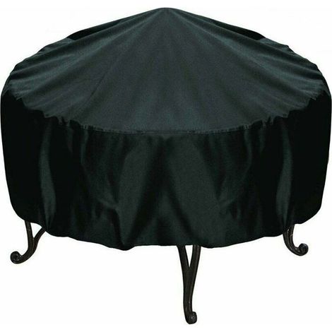Schutzhülle Für Runden Feuerkorb/grill, Wasserdicht, Winddicht, Reißfeste Feuerkorb-hülle, 210d Oxford-gewebe, Hülle Für Feuerstelle/grill (120x75cm)