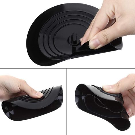 Verdickter Und Erweiterter 15 Cm Schwarzer Silikon-geruchsverschluss Für Waschbecken, Bodenablauf, Geeignet Für Küche, Bad Und Waschküche