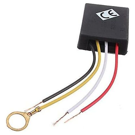 Touch-dimmer-schalter 220v – 3 Helligkeitsstufen – Schwarz Kunststoff – Für Schreibtischlampen Und Innenbeleuchtung