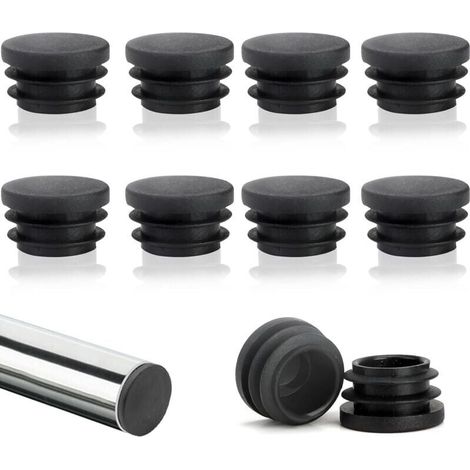 Satz Von 10 Runden Lattenkappen, 22 Mm, Runde Rohrlattenkappen, Runde Kunststoffstuhlkappen, Runde Flügelkappen, Perfekter Schutz Für Möbel Und Böden
