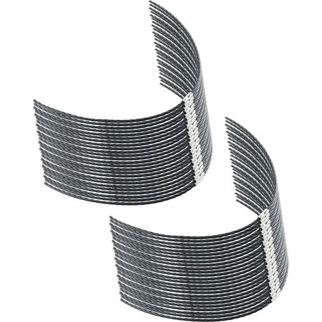 50er Pack - Bosch F016800431 Ersatzfäden Für Rasentrimmer Afs 23 Bis 37 (37 Cm X 3,5 Mm)