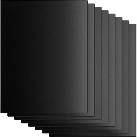 8er-set Grillmatten Für Barbecue - 40x33cm - Teflon-matten, Antihaftend Und Pfoa-frei - Hitzebeständig Bis 260 °c
