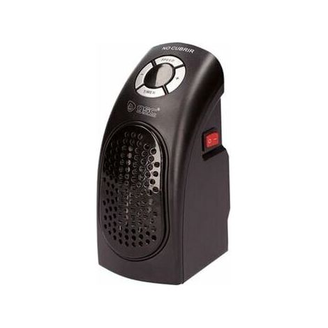 Mini-heizkörper, Wiederaufladbar, 400 W, Schwarz