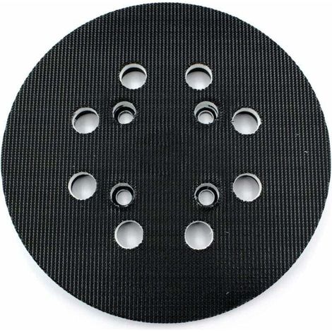 Schleifteller 125 Mm – Mittlere Härte – Kompatibel Mit Bosch-schleifmaschinen Pex 300/400 Ae Und Advanced Orbit 18 – 8 Löcher Für Staubabsaugung