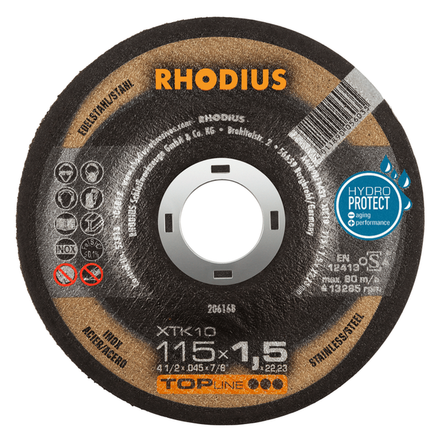XTK10, 50 Stück, 115 x 1,5 mm, Trennscheibe - Rhodius