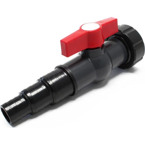 Kugelhahn Mit Griff, 25mm/31mm/38mm Stufennippel & Ø58mm Dichtungsring