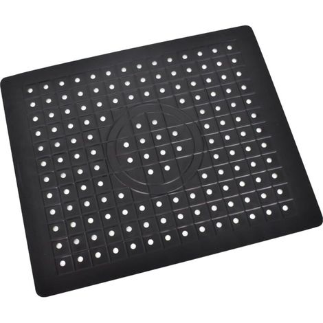 Spülenmatte, Spülenschutz, Küche, Zuschneidbar, Faltbar, Rutschfest, Sink-matte, Silikon-schutzmatte Für Küchenspüle, Wabenförmige Spülenmatte Für Küchenspülenboden (schwarz)