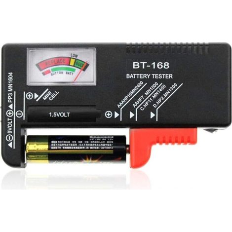 Bt168 Batterietester - Universeller Batterieprüfer Für Aaa, C, D, 9v Und 1.5v Pole - Fei Yu