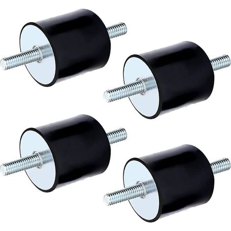 M8 - Gummilager M8, Schwingungsisolatoren Für Luftkompressoren, Dieselmotoren, Wasserpumpen (m8 X 23, 30 X 30), 4 Stück