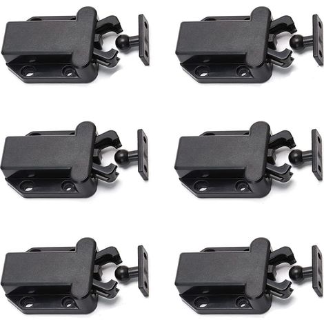6er-pack Berührungsempfindliche Schnäpper Für Schränke, Push-to-open-schnäpper Ohne Magnetismus, Für Schubladen, Schranktüren Und Möbel