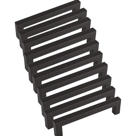 10 Stück Küchenschrankgriff Schwarz, 128 Mm Edelstahl Schrankgriff Für Küche Und Schranktür