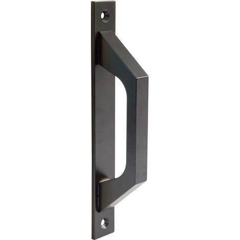 Noir - Gerader Griff Aus Schwarzem Aluminium Für Schiebe- Oder Drehtüren - 198 X 25 X 40 Mm Funktionaler Und Komfortabler Gerader Griff (1 Stück)