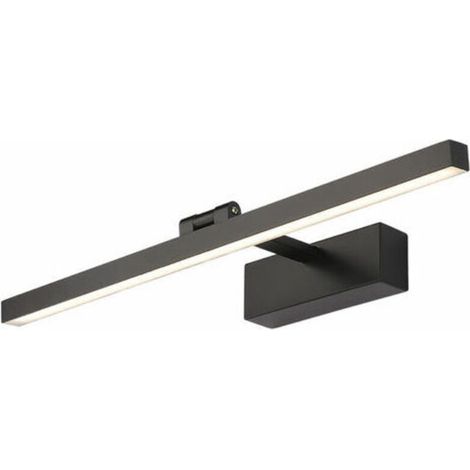 Moderne Led-wandleuchte Ac100-240v 9w 40cm/15,7zoll Innen-wandleuchte Für Badezimmerspiegel 3000k/4000k/6000k 3 Farbtemperaturen, Schwarz