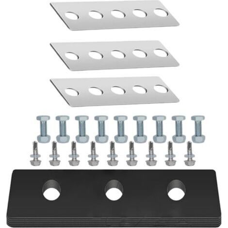 Schneefräsen-set, Professionelles Zubehör, Gummilippe, 5-lagiges Gewebeverstärktes Gummi (3/8 Zoll Dicke) 3 + 304er Edelstahlblech 3