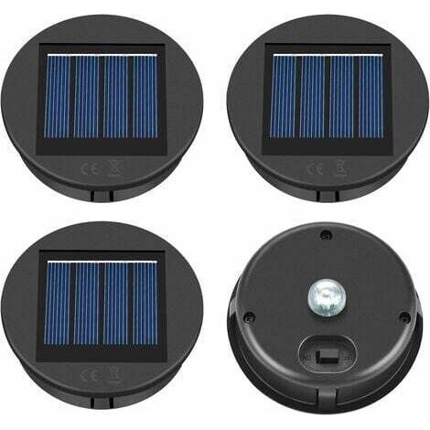 4er-set Led-solar-ersatzlampen Für Außenbereich, 8 Cm Solarlaterne, Wasserdicht Ip55, Obere Solarlampe Als Ersatz Für Garten/tischdekoration [energieeffizienzklasse A]