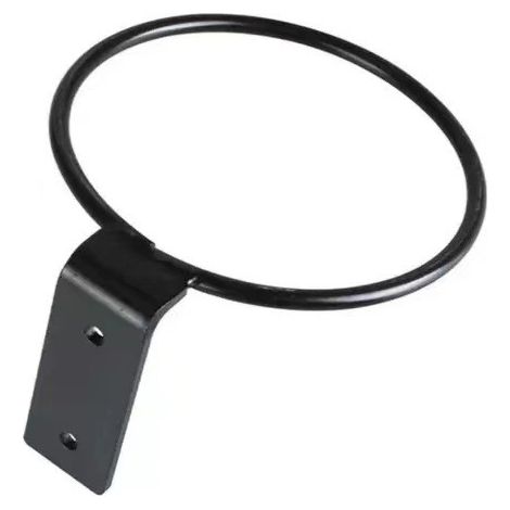 Wandhalterung Für Blumentopf Aus Eisen, Durchmesser 18 Cm, Nicht Klappbar, Schwarz, Geeignet Für Balkon, Garten Oder Zuhause, 1 Stück