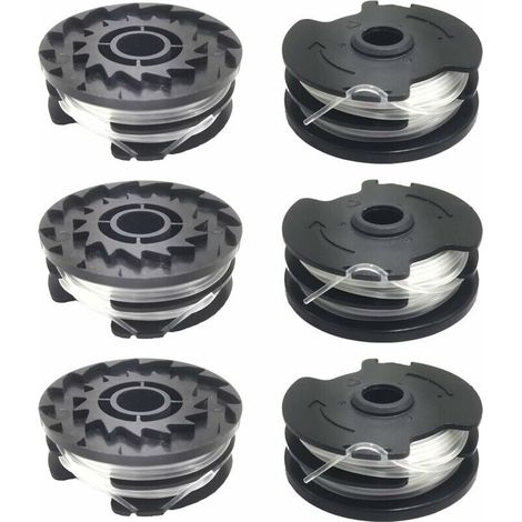 6er-pack Ersatz-fadenspulen Für Den Lidl Parkside Prta 20-li A1, B2, C3, Prt 550 A1, A3, Prt 300 A1 Kantenschneider