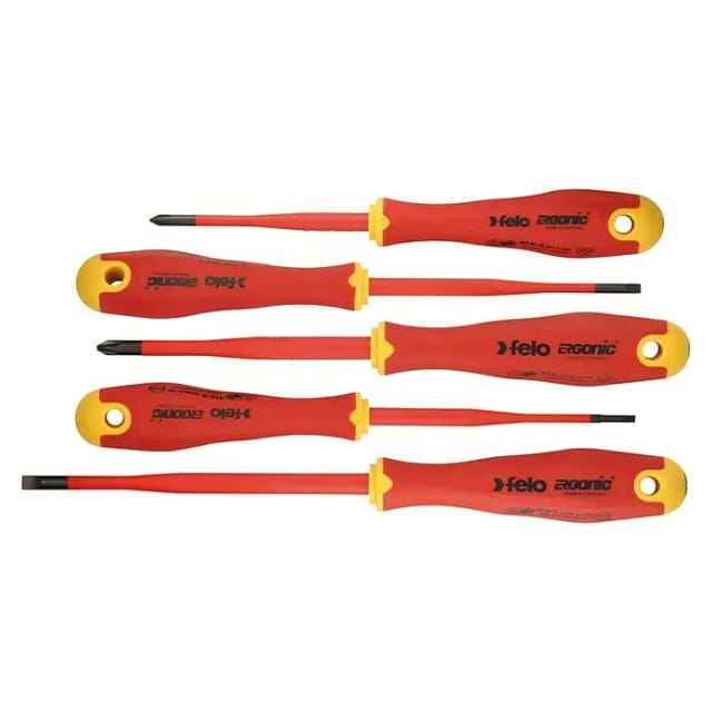 Satz Mit 5 Felo-Ergonic Vde Slim-Schraubendrehern - L/fl41385198