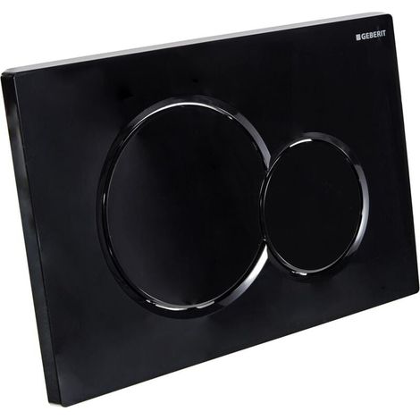 Doppelte Sigma01-bedienplatte: Tiefschwarz Ral 9005 (115.770.dw.5)