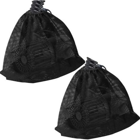 Set Aus 2 Filtersäcken Für Teichpumpen (12,2" X 15,9"), Schwarz, Große Filtersäcke Für Außenteiche (2 Stück - 12,2" X 15,9")