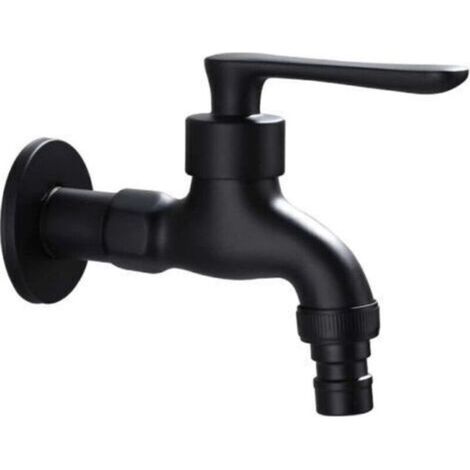 Äußerer Gartenwasserhahn, Vintage-kaltwasserhahn Mit Einzigartiger Bedienungsschnittstelle (1/2-zoll-ausgänge - 1/2-zoll-eingänge), Geeignet Für Garten Und Wäsche