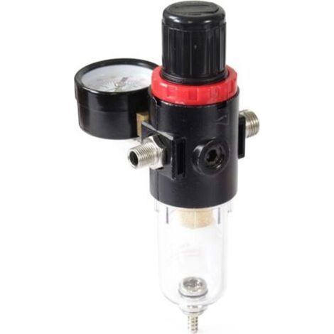 Druckluftregler & Wasserabscheider Und Manometer Bis 7 Bar, 9,51 Mm (1/8") 12,91 Mm (1/4")