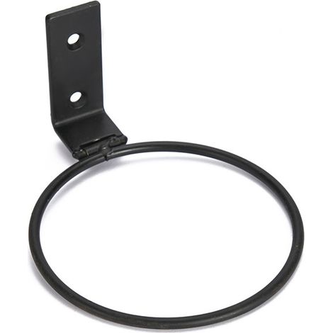 Biegsame Wandhalterung Für Blumentöpfe Aus Eisen, Durchmesser 11 Cm, Schwarz, Geeignet Für Garten Und Balkon, 1 Stück